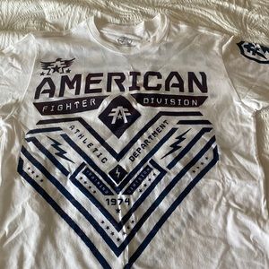 White American fighter shirt
